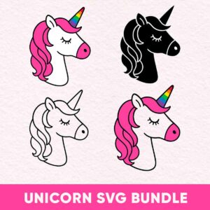 Unicorn svg bindle
