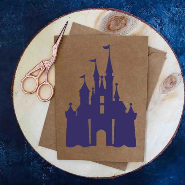 Magic castle SVG, Clean Lines, wizard magic castle png, castle clipart Cricut Cut digital download - Image 2