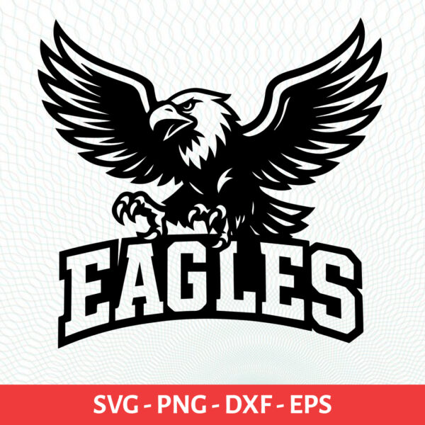 Eagles Sports Team Logo SVG
