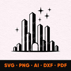 Wizard of Oz Emerald City svg Silhouette broadway play svg file  Wizard of Oz svg Silhouette, Cricut, digital download, Wizard of Oz png