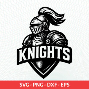 Knights Sports Team Logo SVG