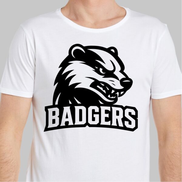 Badgers School Sport Team Logo SVG Badgers Cricut & Silhouette Instant download - Image 2