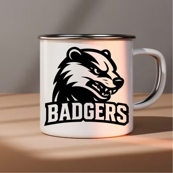 Badgers School Sport Team Logo SVG Badgers Cricut & Silhouette Instant download - Image 3