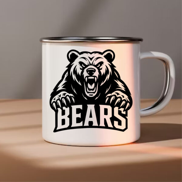 Bears School Sport Team Logo SVG Bears Cricut & Silhouette Instant download - Image 3