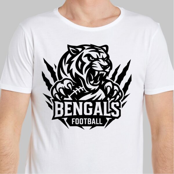 Bengals School Sport Team Logo SVG Bengals Cricut & Silhouette Instant download - Image 2