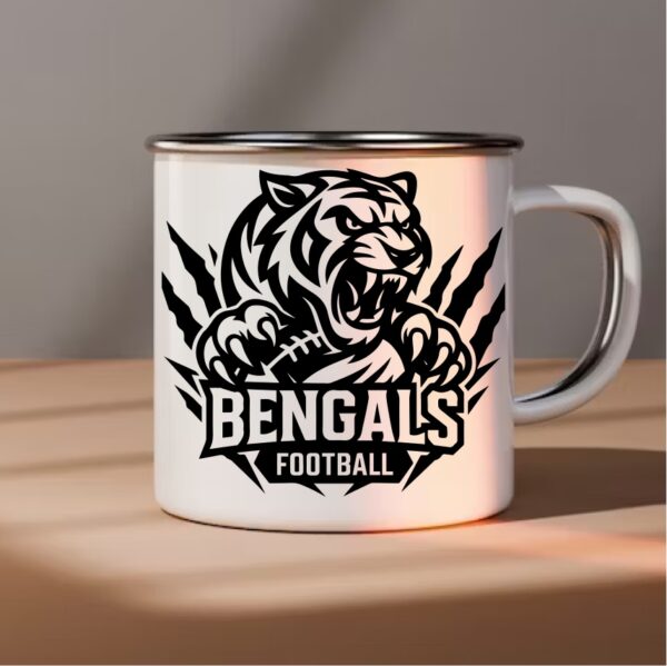 Bengals School Sport Team Logo SVG Bengals Cricut & Silhouette Instant download - Image 3