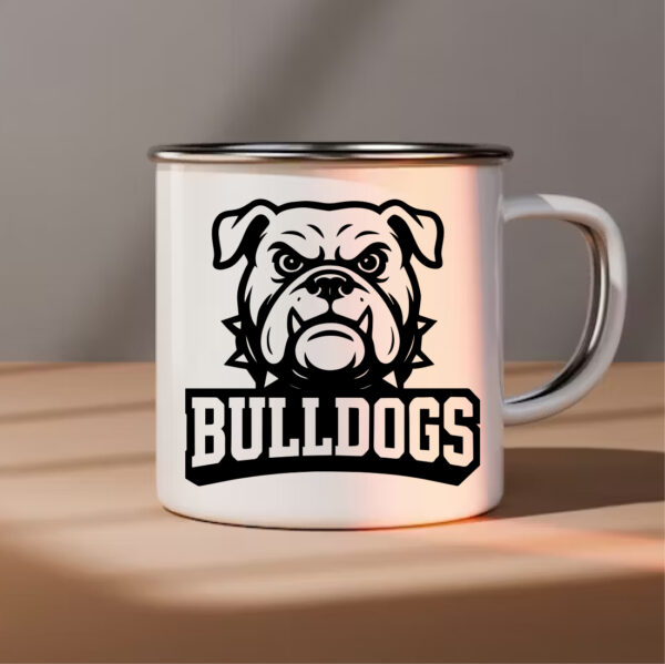 Bulldogs School Sport Team Logo SVG Bulldogs Cricut & Silhouette Instant download - Image 3