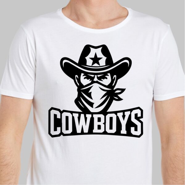 Cowboys School Sport Team Logo SVG Cowboys Cricut & Silhouette Instant download - Image 2