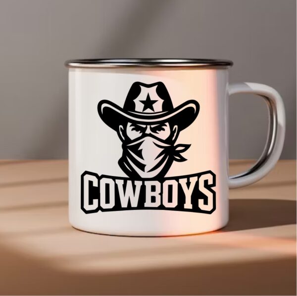 Cowboys School Sport Team Logo SVG Cowboys Cricut & Silhouette Instant download - Image 3