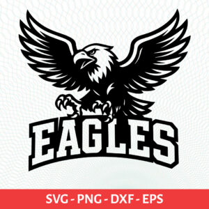 Eagles School Sport Team Logo SVG Eagles Cricut & Silhouette Instant download