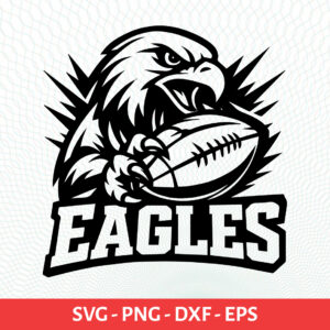 Eagles School Sport Team Logo SVG Eagles Cricut & Silhouette Instant download
