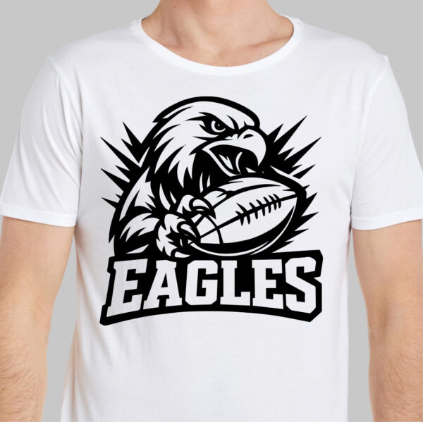 Eagles School Sport Team Logo SVG Eagles Cricut & Silhouette Instant download - Image 2