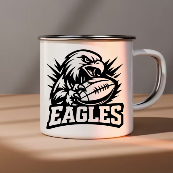 Eagles School Sport Team Logo SVG Eagles Cricut & Silhouette Instant download - Image 3