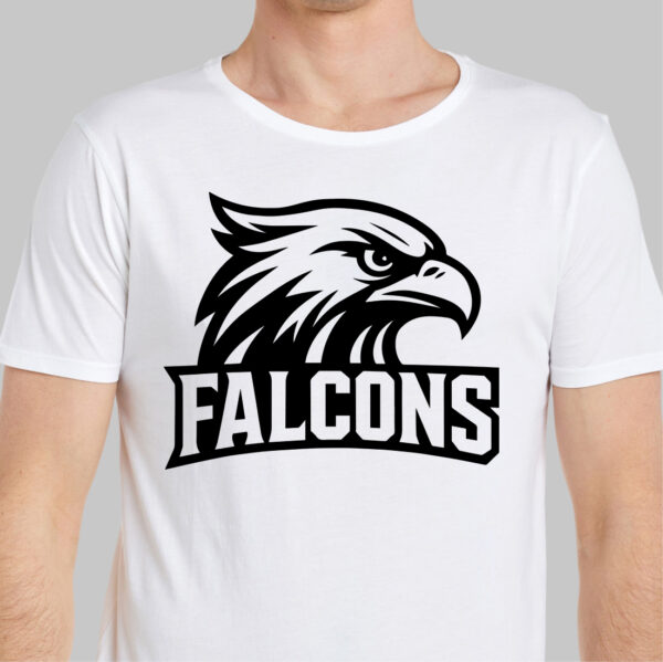 Falcons School Sport Team Logo SVG Falcons Cricut & Silhouette Instant download - Image 2
