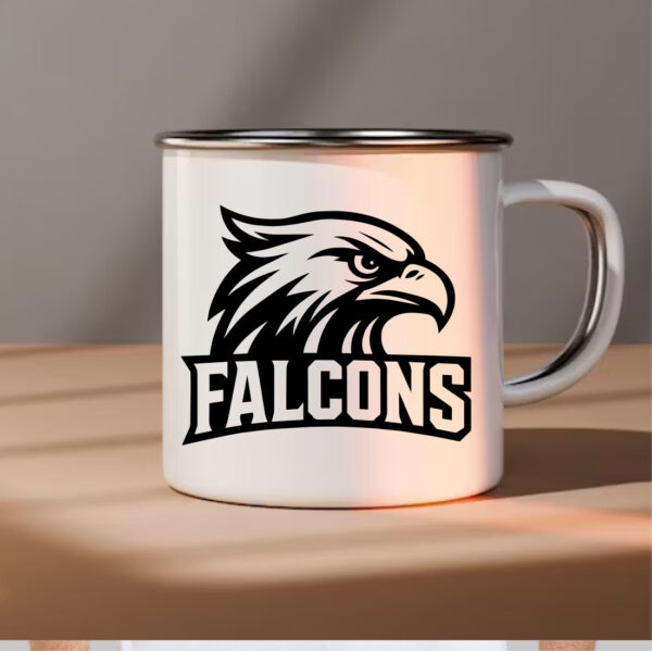 Falcons School Sport Team Logo SVG Falcons Cricut & Silhouette Instant download - Image 3