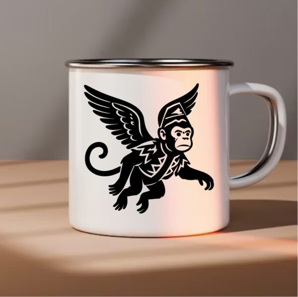 Flying Monkey 2 cut file Cricut & Silhouette Instant download - Image 3