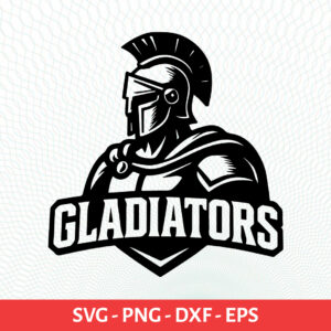 Gladiators School Sport Team Logo SVG Gladiators Cricut & Silhouette Instant download