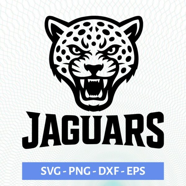 Jaguars School Sport Team Logo SVG Jaguars Cricut & Silhouette Instant download