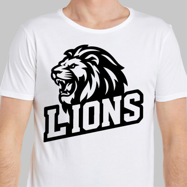 Lions School Sport Team Logo SVG Lions Cricut & Silhouette Instant download - Image 2