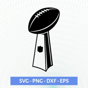 Super Bowl cut file Cricut & Silhouette Instant download
