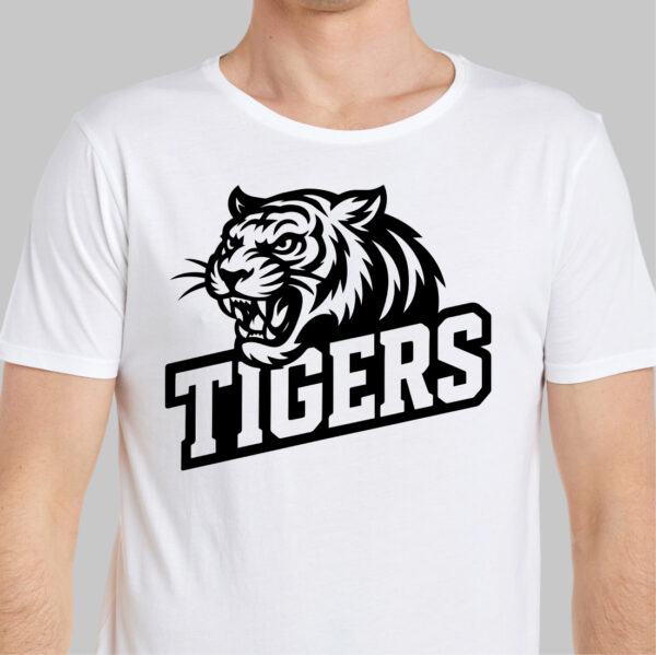 Tigers School Sport Team Logo SVG Tigers Cricut & Silhouette Instant download - Image 2