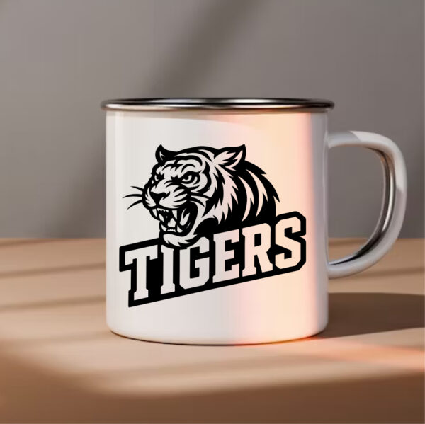 Tigers School Sport Team Logo SVG Tigers Cricut & Silhouette Instant download - Image 3