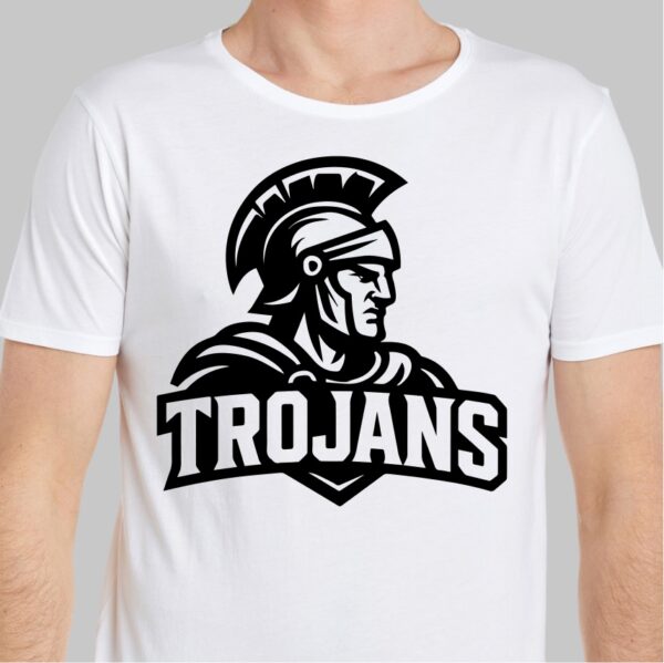 Trojans School Sport Team Logo SVG Trojans Cricut & Silhouette Instant download - Image 2