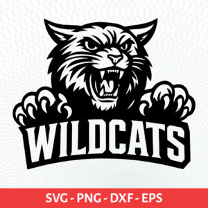 Wildcats School Sport Team Logo SVG Wildcats Cricut & Silhouette Instant download