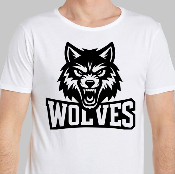 Wolves School Sport Team Logo SVG Wolves Cricut & Silhouette Instant download - Image 2