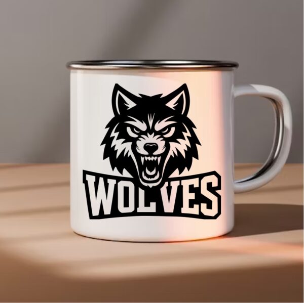 Wolves School Sport Team Logo SVG Wolves Cricut & Silhouette Instant download - Image 3