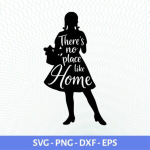 There's no place like home, Wizard of Oz svg: Cricut & Silhouette Instant download
