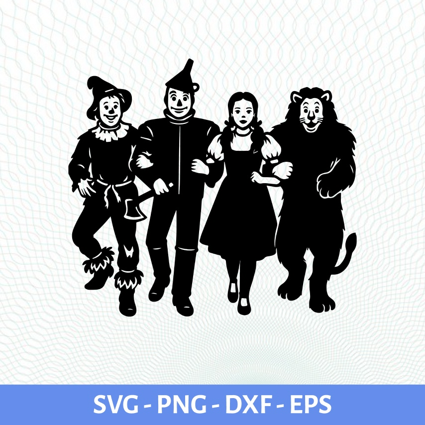 Wizard Of Oz friends svg: Cricut & Silhouette Instant download